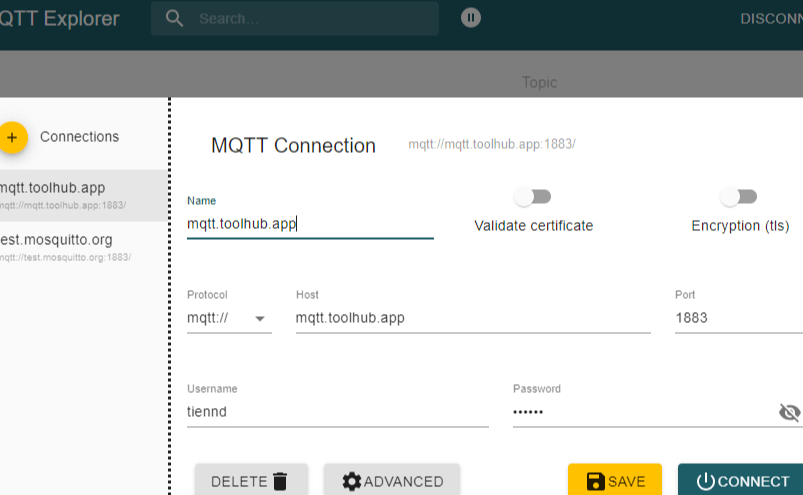 MQTT Explorer